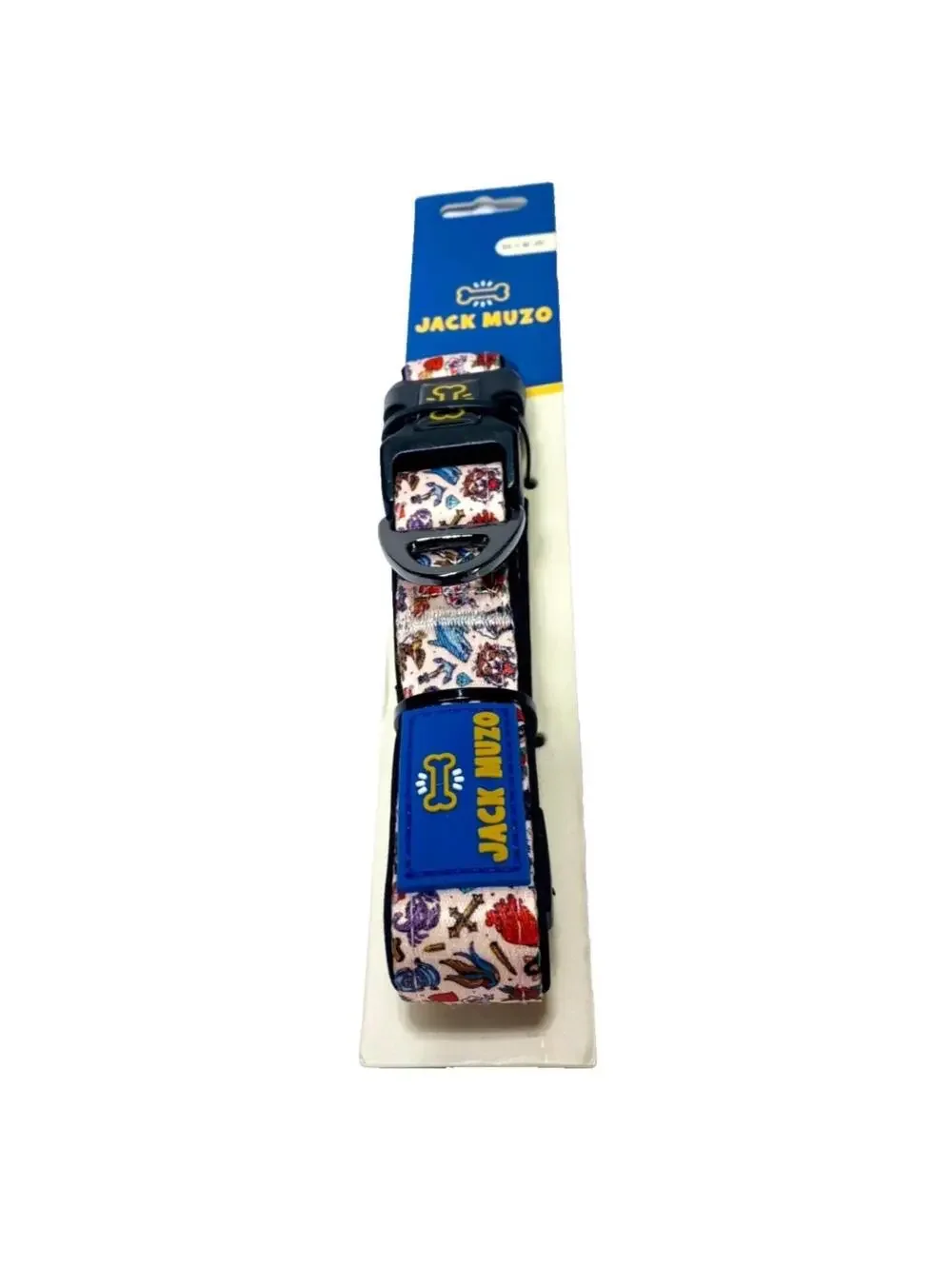 Vintage Pirate Tattoo Dog Collar Padded Extra Comfort Large Dogs New